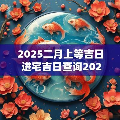 2025二月上等吉日 进宅吉日查询2025