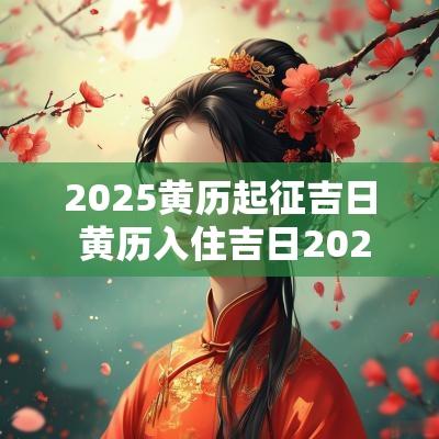 2025黄历起征吉日 黄历入住吉日2025
