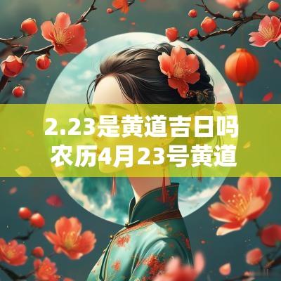 2.23是黄道吉日吗 农历4月23号黄道吉日