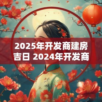 2025年开发商建房吉日 2025年开发商交房条件具备哪些