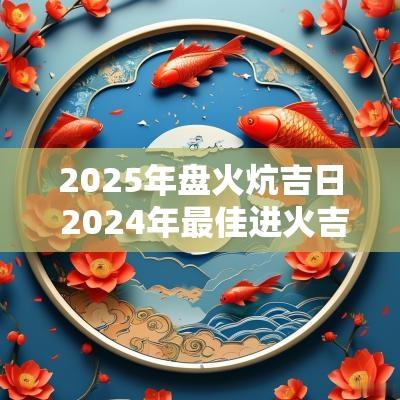 2025年盘火炕吉日 2025年最佳进火吉日一览表