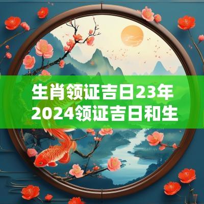 生肖领证吉日23年 2025领证吉日和生肖