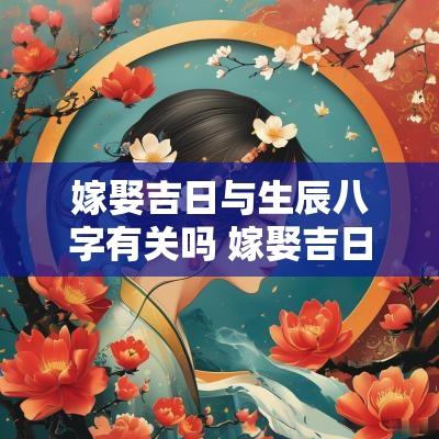 嫁娶吉日与生辰八字有关吗 嫁娶吉日也是生孩子的日子吗