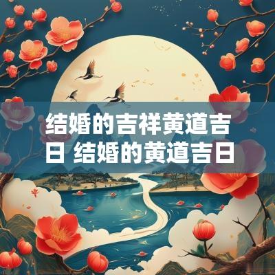 结婚的吉祥黄道吉日 结婚的黄道吉日一览表
