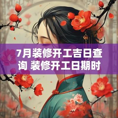 7月装修开工吉日查询 装修开工日期时间吉日