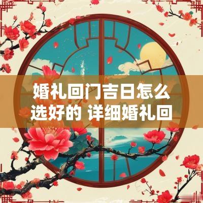 婚礼回门吉日怎么选好的 详细婚礼回门流程及时间表