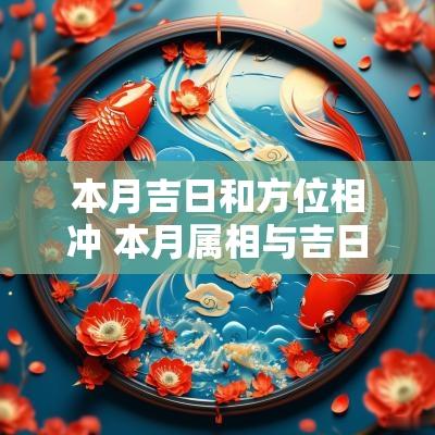 本月吉日和方位相冲 本月属相与吉日的选择