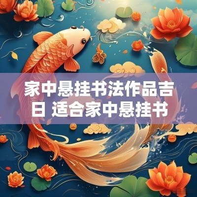 家中悬挂书法作品吉日 适合家中悬挂书法内容