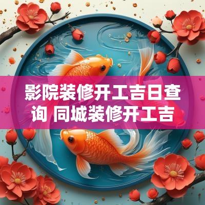 影院装修开工吉日查询 同城装修开工吉日查询