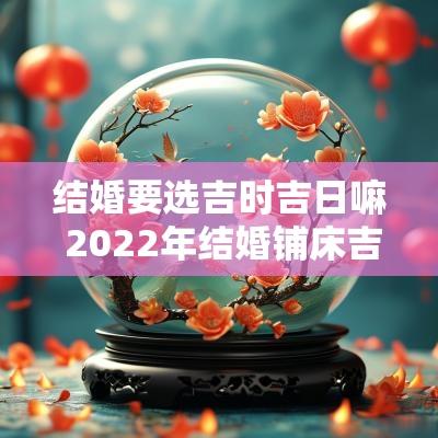 结婚要选吉时吉日嘛 2025年结婚铺床吉日吉时
