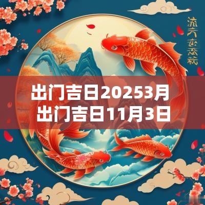 出门吉日20253月 出门吉日11月3日