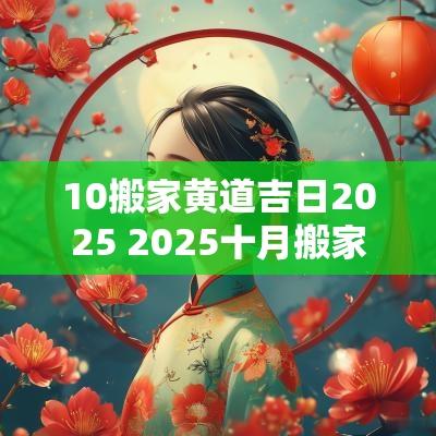 10搬家黄道吉日2025 2025十月搬家黄道吉日