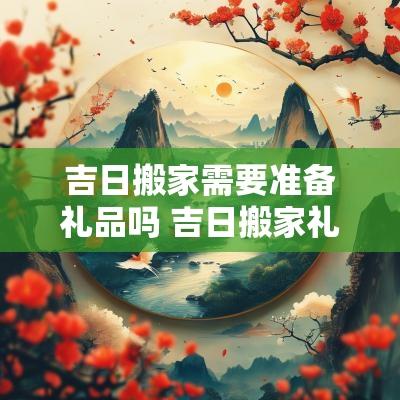 吉日搬家需要准备礼品吗 吉日搬家礼物推荐实用