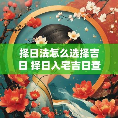 择日法怎么选择吉日 择日入宅吉日查询表