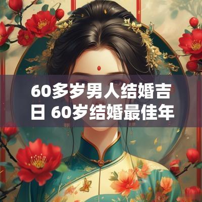 60多岁男人结婚吉日 60岁结婚最佳年纪