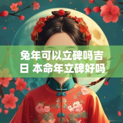 蛇年可以立碑吗吉日 本命年立碑好吗