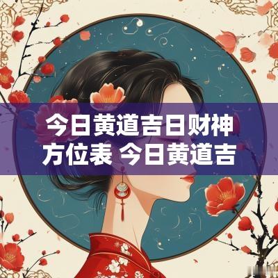 今日黄道吉日财神方位表 今日黄道吉日喜神方位