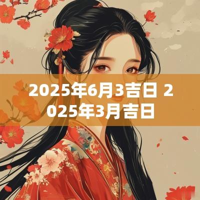 2025年6月3吉日 2025年3月吉日