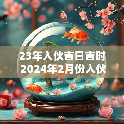 23年入伙吉日吉时 2025年2月份入伙吉日一览表