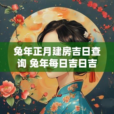 蛇年正月建房吉日查询 蛇年每日吉日吉时查询