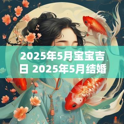 2025年5月宝宝吉日 2025年5月结婚吉日