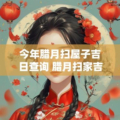今年腊月扫屋子吉日查询 腊月扫家吉日