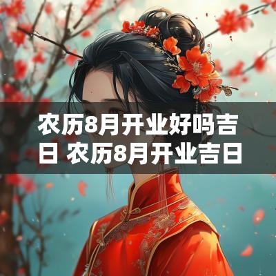农历8月开业好吗吉日 农历8月开业吉日一览表