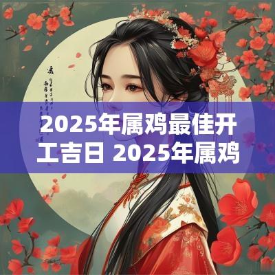 2025年属鸡最佳开工吉日 2025年属鸡开业吉日查询