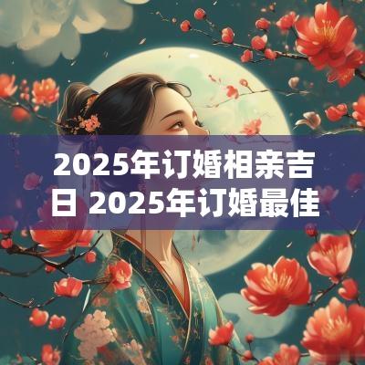 2025年订婚相亲吉日 2025年订婚最佳日子