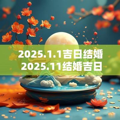 2025.1.1吉日结婚 2025.11结婚吉日