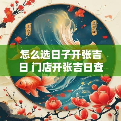 怎么选日子开张吉日 门店开张吉日查询表