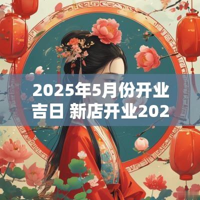 2025年5月份开业吉日 新店开业2025年吉日