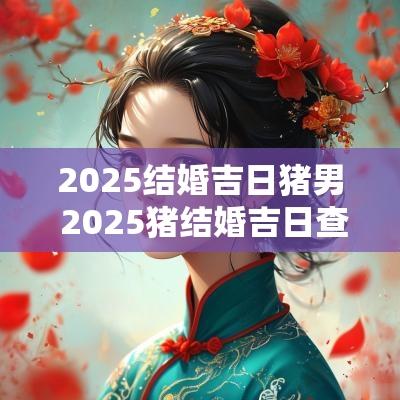 2025结婚吉日猪男 2025猪结婚吉日查询表