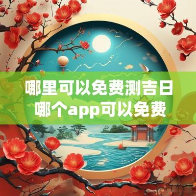 哪里可以免费测吉日 哪个app可以免费看吉日