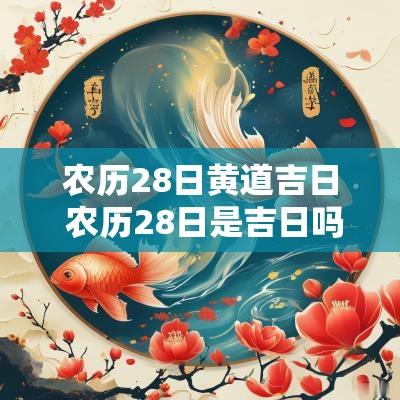 农历28日黄道吉日 农历28日是吉日吗