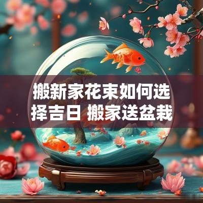 搬新家花束如何选择吉日 搬家送盆栽怎么选吉日