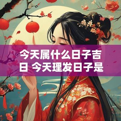 今天属什么日子吉日 今天理发日子是不是吉日