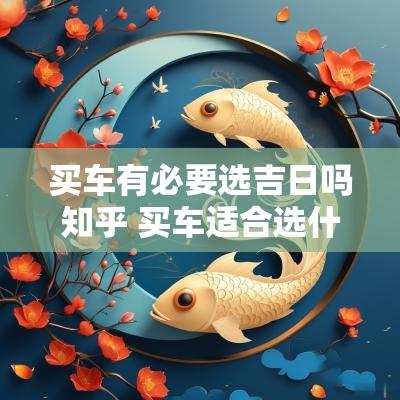 买车有必要选吉日吗知乎 买车适合选什么日子