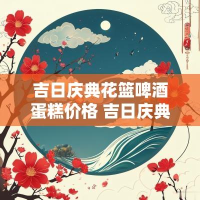 吉日庆典花篮啤酒蛋糕价格 吉日庆典荆门