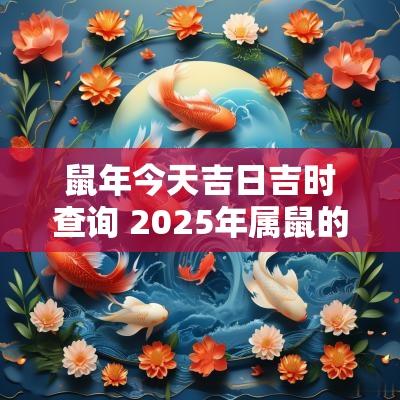 蛇年今天吉日吉时查询 2025年属鼠的吉日查询