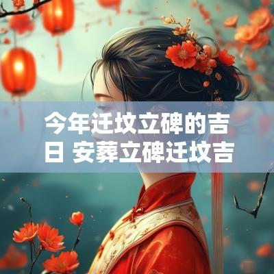 今年迁坟立碑的吉日 安葬立碑迁坟吉日查询表
