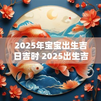 2025年宝宝出生吉日吉时 2025出生吉日吉时