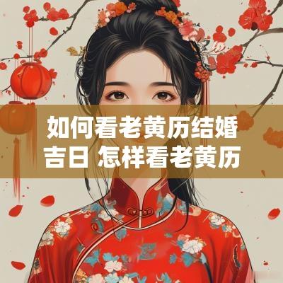 如何看老黄历结婚吉日 怎样看老黄历吉日