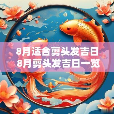 8月适合剪头发吉日 8月剪头发吉日一览表