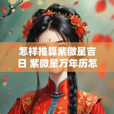 怎样推算紫微星吉日 紫微星万年历怎么调时间