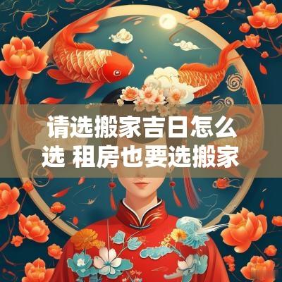 请选搬家吉日怎么选 租房也要选搬家吉日吗