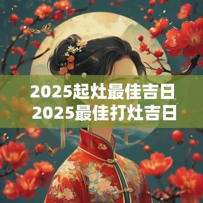 2025起灶最佳吉日 2025最佳打灶吉日