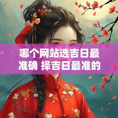 哪个网站选吉日最准确 择吉日最准的网站