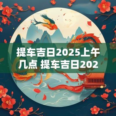 提车吉日2025上午几点 提车吉日2025年10月最佳时间