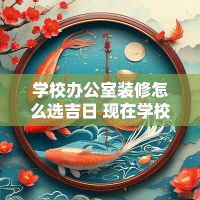学校办公室装修怎么选吉日 现在学校办公室怎么装修